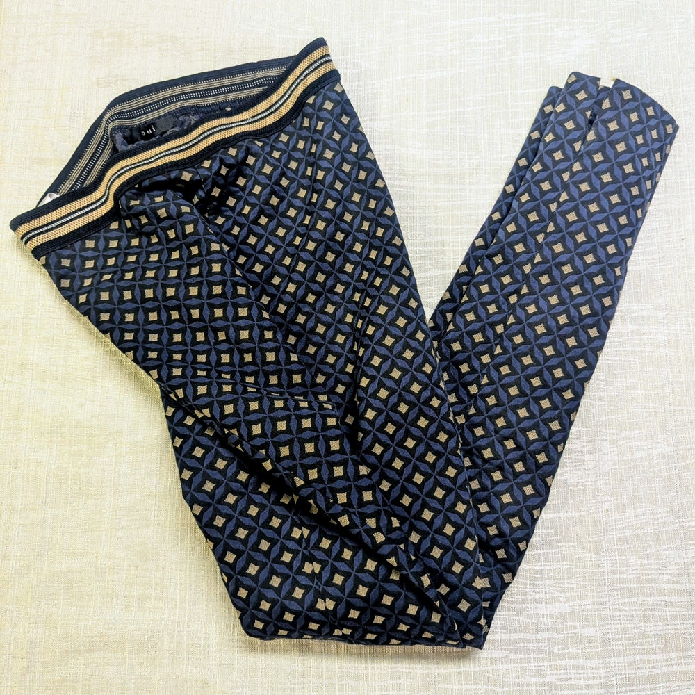Oui Patterned Cotton Blend Pants – Size US 4 / EU 34 – Flawless Condition
